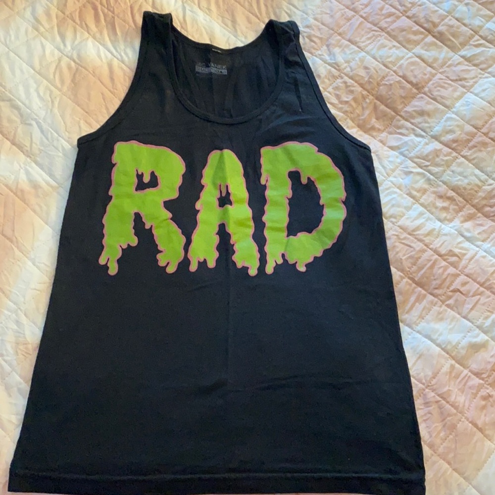 Vintage Jac Vanek “RAD” Slime Tank